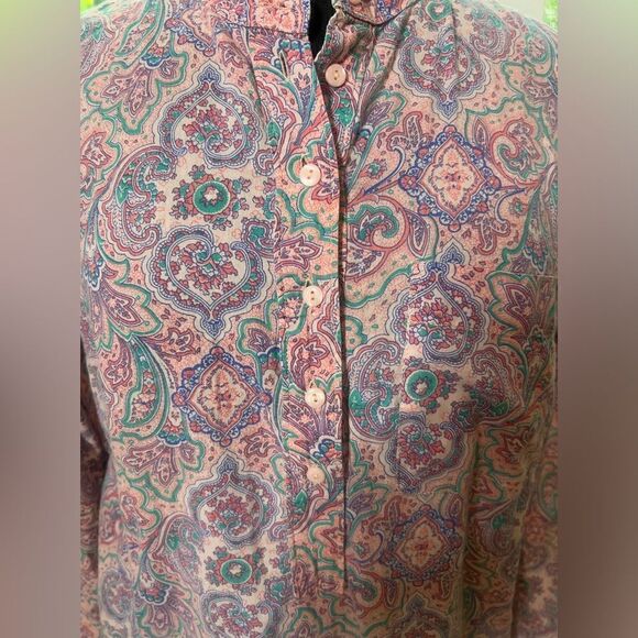 Gap Pink Mid-Button Down Shirt - Picture 5 of 5